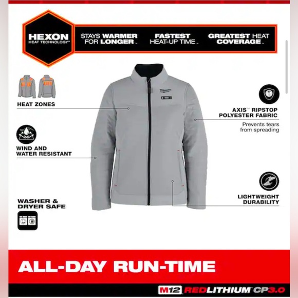 Milwaukee Heated Jacket - NEW - Picture 4 of 11